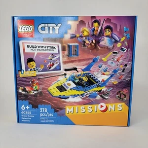LEGO | City 60355 Water Police Detective Missions 278 Pieces *New* - Picture 1 of 2
