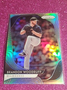 2020 Panini Prizm Brandon Woodruff Silver Prizm #4 Milwaukee Brewers
