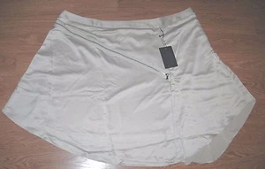 Lane Bryant Lane Collection Beige Tan Asymmetric Zipper Skirt 26 (26W 3X 4X) - Picture 1 of 2
