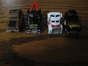 4 - 1986 Galoob Micro Machines Jeep, Semi, Blazer & Tow Truck  #C - Picture 1 of 6