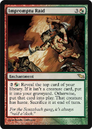 IMPROMPTU RAID X4 4 4X Shadowmoor MTG Magic the Gathering Cards DJMagic - Image 1 of 1