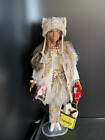 Barbie doll in luxury handmade clothes custom accessories collectors gift (e)