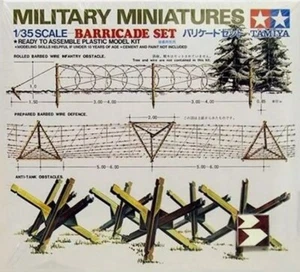Juego de barricadas Tamiya escala 1/35 35027 modelo de plástico kit de diorama militar nuevo en caja - Imagen 1 de 1