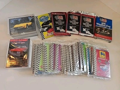 VTG Lot Of Pro Set Nascar Racing Cards Muscle Car Food Lion All New Sealed Packs - Image 1 of 4