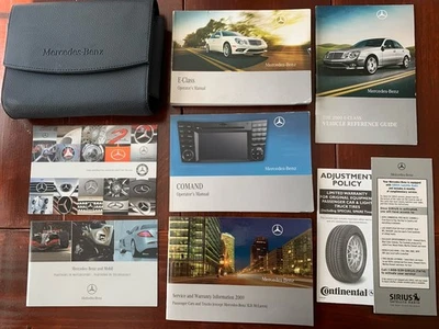 Mercedes Benz Clase E 2009 conjunto manual del propietario y estuche OEM Clase E E 320 500 550 63 Foto 1 de 3