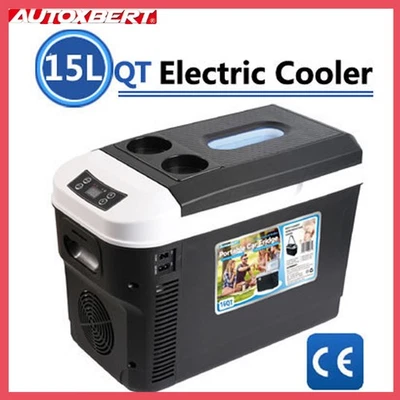 15L Portable Mini Fridge Freezer 12V 24V Cooler Warmer Car Camping Caravan 4wd - image 1 of 4