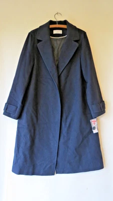 BNWT Helene Berman Wool Blend Coat, Navy, Sz 14 - was £195! - Image 1 of 4