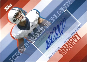 Autógrafos destacados de rendimiento de Anthony Morelli 2008 Topps #THA-AM-Cardinals - Imagen 1 de 2
