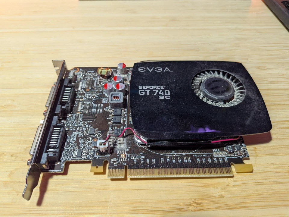 EVGA NVIDIA GeForce GT 740 2GB DDR3 Graphics Card (02GP42742KR) - Image 1 of 3