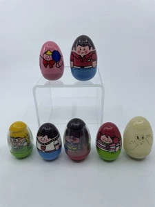 1976 Hasbro - 7 Weebles Haunted House Witch, Ghost, Scared Boy, & Another Boy - Picture 1 of 13