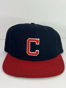 Vintage New Era Pro Model SnapBack Hat Cap Cleveland Indians, New Era SnapBack - Picture 1 of 10