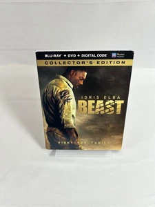 Beast DVD 2022 Collector's Edition Idris Elba Thriller Bonus Features - Picture 1 of 4