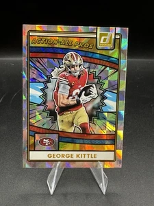 2025 Panini Donruss GEORGE KITTLE Action-All Pros #AAP-GKI San Francisco 49ers - Picture 1 of 2