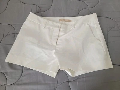 Michael Kors Women’s Size 4 White  Shorts Cotton/Spandex Made in Italy - Image 1 of 4