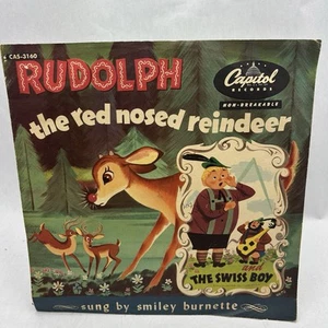 RUDOLPH THE RED NOSED REINDEER- THE SWISS BOY 45 RPM RECORD - Imagen 1 de 4