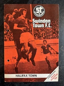 SWINDON TOWN F.C V HALIFAX TOWN - 11 OCT 1975 - Picture 1 of 2