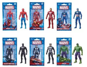 Marvel 4" Inch Figures in Pack Hasbro # Avengers Hero Iron Man Thor Spiderman - Picture 1 of 14