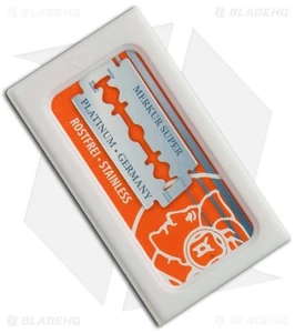 Merkur Platinum Double Edge Razor Blades - 10 Blades - Picture 1 of 1