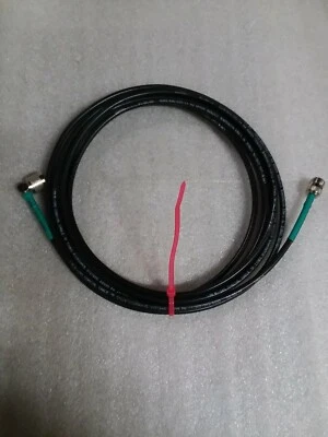 Times Microwave Systems LMR-240 Coaxial RF Cable N Male to 90 degree Male  - Image 1 of 4