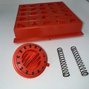 Perfection Board Game Replacement Parts Dial Bed And Springs From 1975 Model - Picture 1 of 3