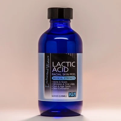 4 oz LACTIC Acid Skin Peel- 25% - For: Acne, Scars, Wrinkles, Melasma, Age Spots - Image 1 of 2