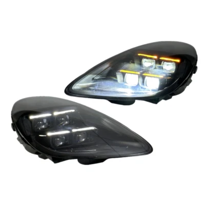 DRL LED Front Headlight Lamp Dynamic Assembly For 718/982 Boxter Cayman 16-2025 - Image 1 of 4
