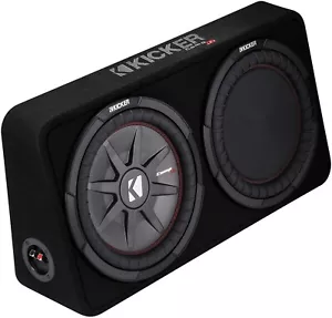 KICKER 43TCWRT122 CAR/TRUCK AUDIO 12"SUBWOOFER ENCLOSURE SUB PRELOADED BOX 2-OHM - Picture 1 of 5