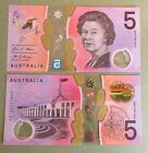 WORLD BANKNOTES(item1769)  AUSTRALIA 5 DOLLARS 2016 P62 UNCIRCULATED.