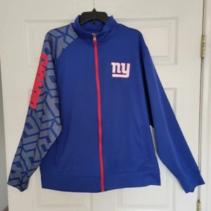 New York Giants Majestic Therma Base NFL Full Zip Track Jacket Size XL - Picture 1 of 8