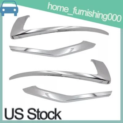 Front Bumper Chrome Trim Molding Kit 4PCS For Mitsubishi Eclipse Cross2018-21 US - Изображение 1 из 4