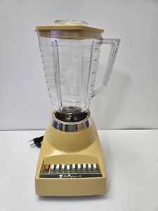 Vintage 1970's Wizard Solid State 9 Speed Blender Tested Works Great W/Cover - Picture 1 of 11
