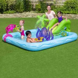 Wasserspielcenter Planschbecken Play Center Spielplatz Pool Rutsche Bestway - Bild 1 von 10