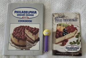 Kraft Philadelphia Cream Cheese Cookbook Lot: 1988 HB/DJ + Spiral Bound Ultimate - Picture 1 of 10