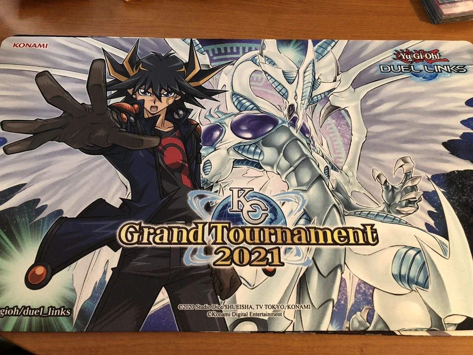 Yugioh Yusei Stardust Dragon KC Grand Tournament 2021 Duel Links Playmat Mint!!! - Image 1 of 1