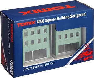 TOMYTEC TOMIX N Gauge Square Building Set Green 4050 Model Train Supplies - Picture 1 of 1