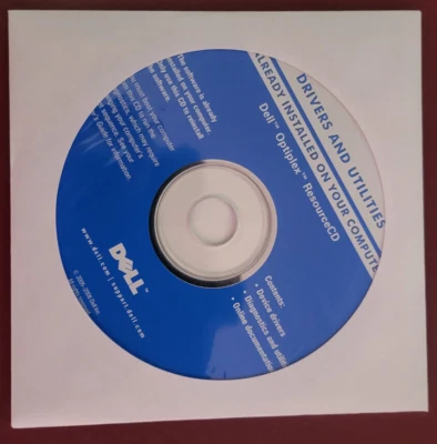 NEW OEM Dell CD Optiplex Resource CD PC Drivers Utilities - Image 1 of 2