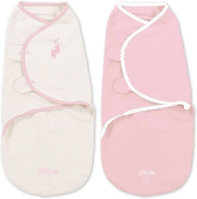 Bailarina Little Me Original Swaddle 2-PK Prima (SM) Foto 1 de 3