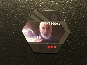 Risk Star Wars Clone Wars COUNT DOOKU Separatist Token 2005 GAME REPLACEMENT - Picture 1 of 2