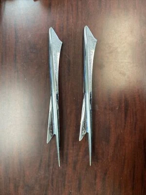 1957-58 Dodge Lancer  hood ornaments Pair, Right And Left Trim Molding Original - Image 1 of 4