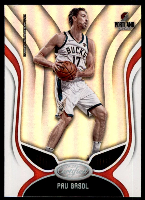 2019-20 Certified #60 Pau Gasol - NM-MT - Image 1 of 1