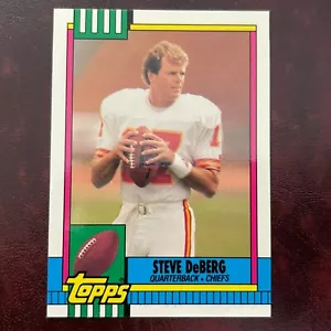 1990 Topps TIFFANY Set STEVE DEBERG #257 K.C. CAPO ** COME NUOVO ** ALTA QUALITÀ - Foto 1 di 2