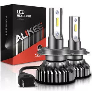 Aukee H7 LED Headlight Bulbs, 50W 6000K 10000 Lumens Extremely Bright CSP Chips - Picture 1 of 12