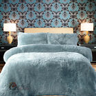 Teddy Fleece Duvet Cover Set Luxury Pillow Case Sherpa Thermal Warm Soft Bedding