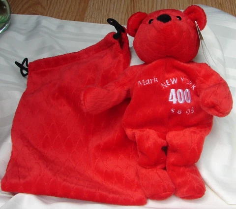 Vintage Mark McGwire Beanie Plush Bear Salvino’s Bammers 400 Home Runs 1998 Cover