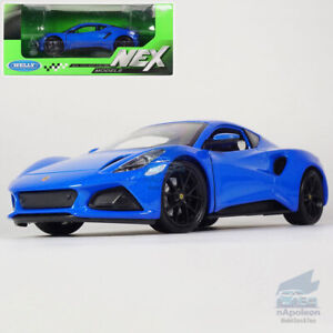 1:24 Lotus Emira Model Car Alloy Diecast Toy Vehicle Collection Kids Gift Blue