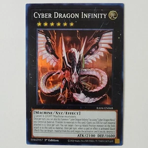 Cyber Dragon Infinity - RA04-EN068 - NM - Super Rare - 1st ed - Yugioh - Picture 1 of 2