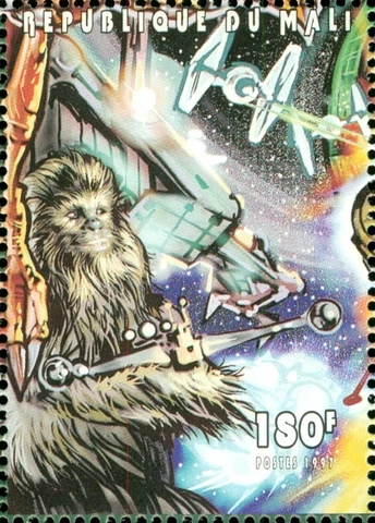 Mali #YT1155 MNH 1997 Star Wars Chewbacca [931g Mi1952] Cover