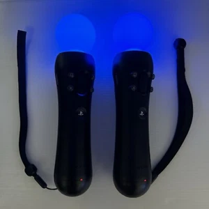 Sony PlayStation VR Move Motion Controllers Twin Pack (PSVR PS5 PS4) - Picture 1 of 10