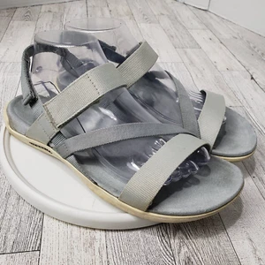 Merrell Damen Sandalen grau Riemchen Web Monument Schuhe Memory Foam | Größe 9 - Bild 1 von 13