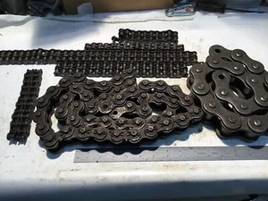 Industrie Rollenkette Reste Steam Punk 30 Pfund meist neu siehe Fotos (47) - Bild 1 von 7